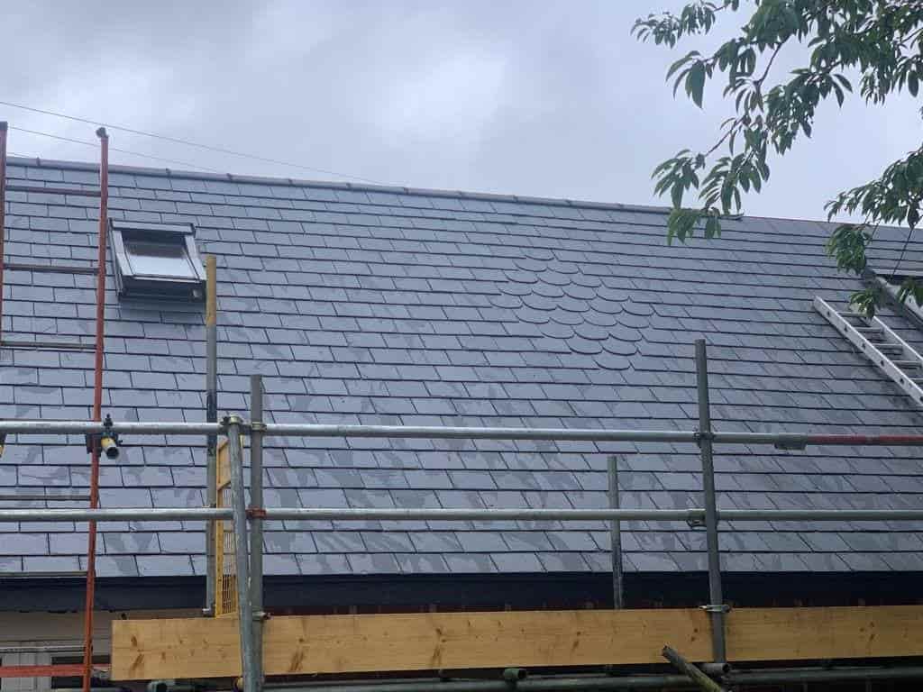 This is a photo of a roof installation in Folkestone Kent by Folkestone Roofing Services