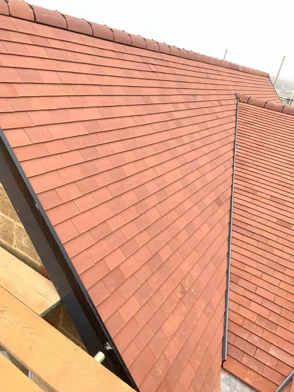 This is a photo of a roofing installation carried out in Folkestone Kent by Folkestone Roofing Services
