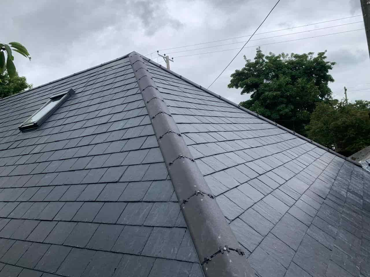This is a photo of a new roof installation carried out in Folkestone Kent by Folkestone Roofing Services